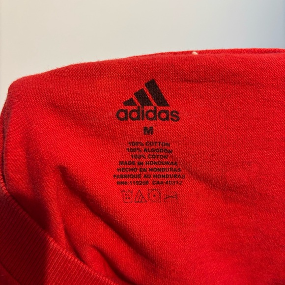 NBA Chicago Bulls #1 Derrick Rose Red Shirsey T shirt Medium Adidas - Picture 10 of 11